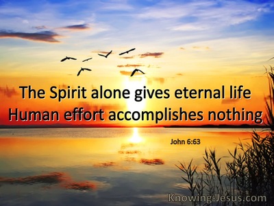 John 6:63 The Spirit Alone Gives Eternal Life (windows)04:16